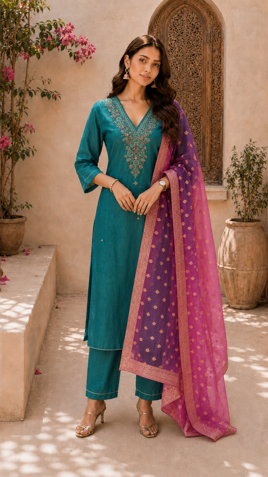 Skyblue Salwar Suit