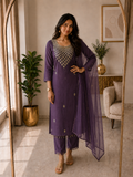 ExclusiveLavender designer salwar suit