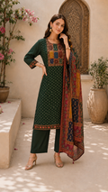 Premium Bottel Green Salwar