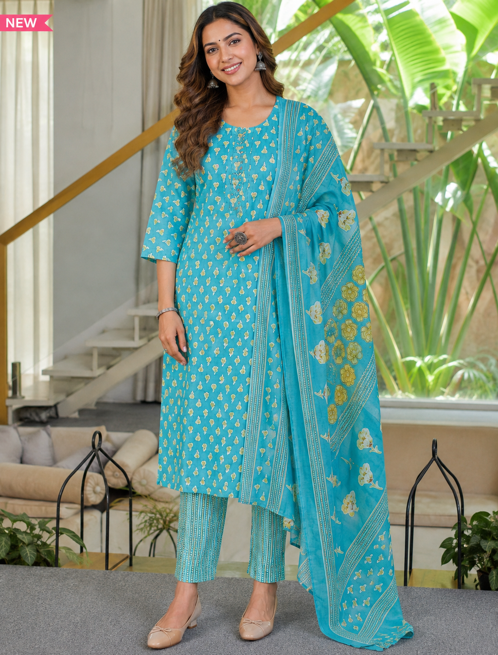 skyblue salwar YFS491