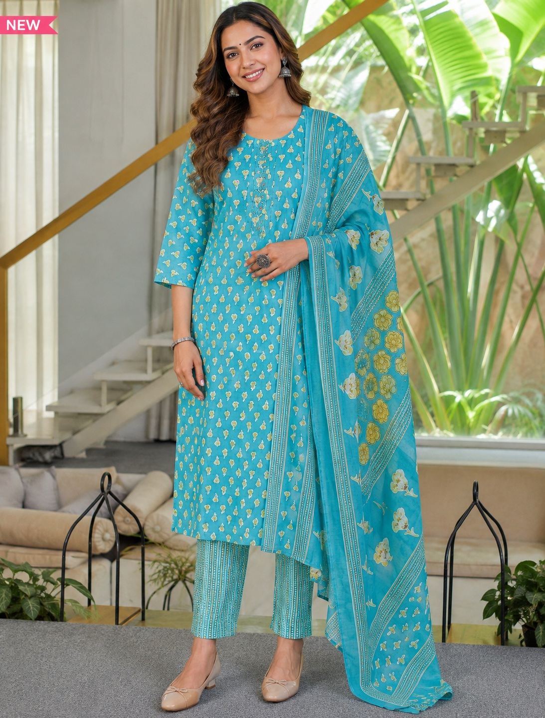 skyblue salwar YFS491