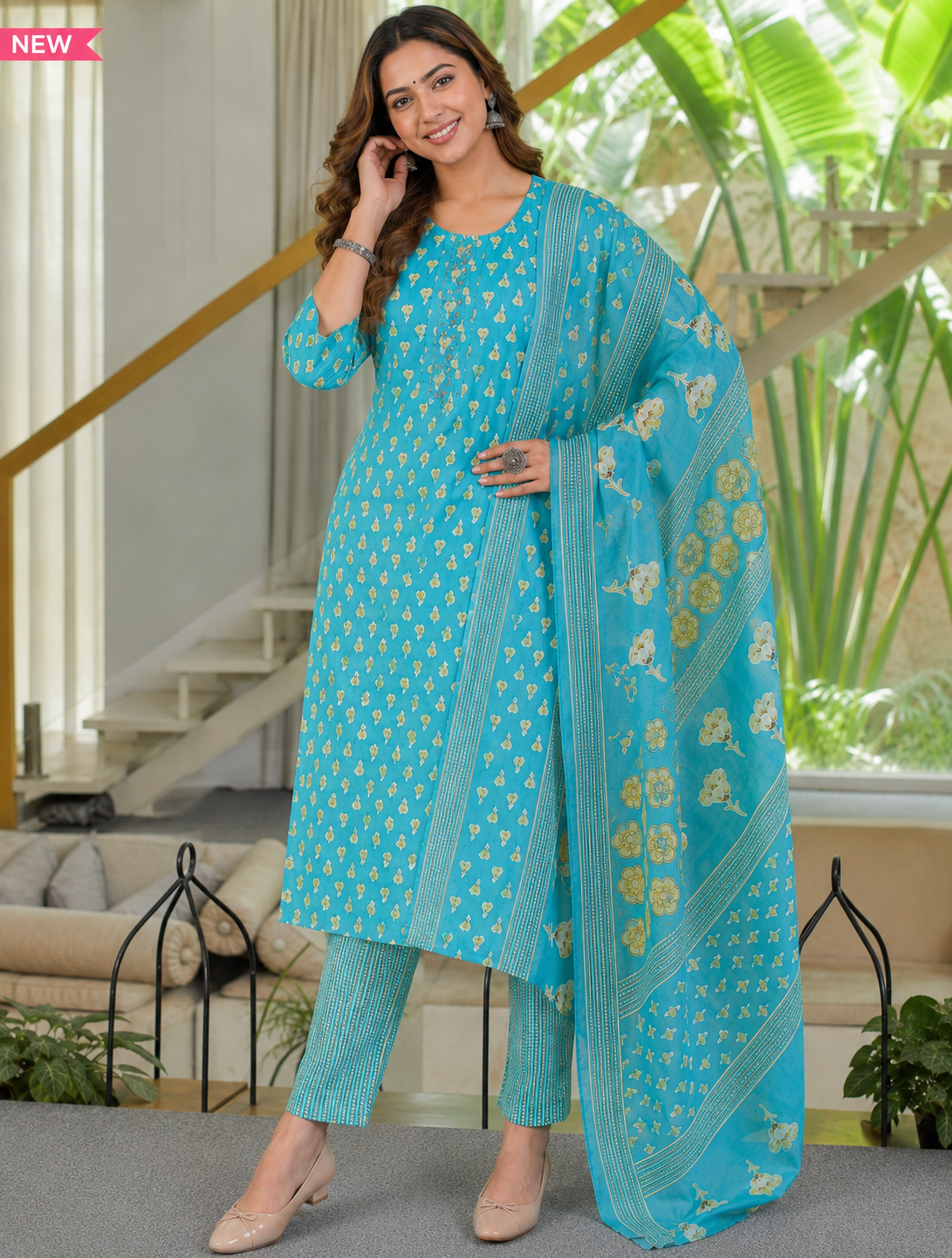 skyblue salwar YFS491
