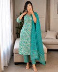 seafoam green  salwar - YFS615