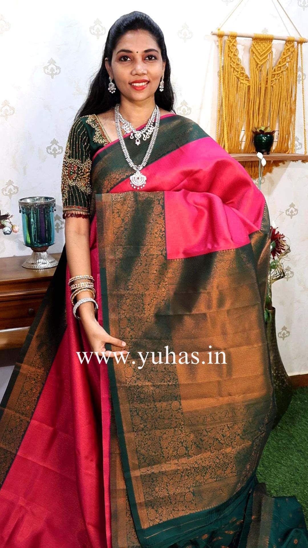 Grand Wedding Kanjeevaram Silk Saree Ag200583